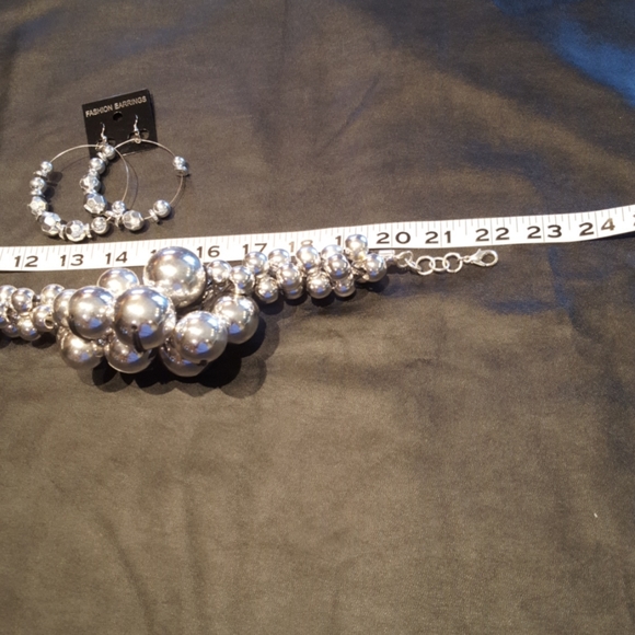 Silver Mirrored Three Piece Set - Picture 6 of 6